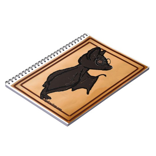 Blinky the Bat notebook ノートブック (左側)