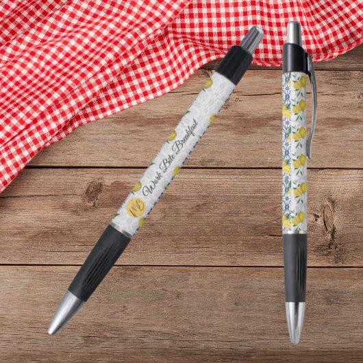 Bliss地中海のビジネスロゴ名プロモーション 黒ボールペン