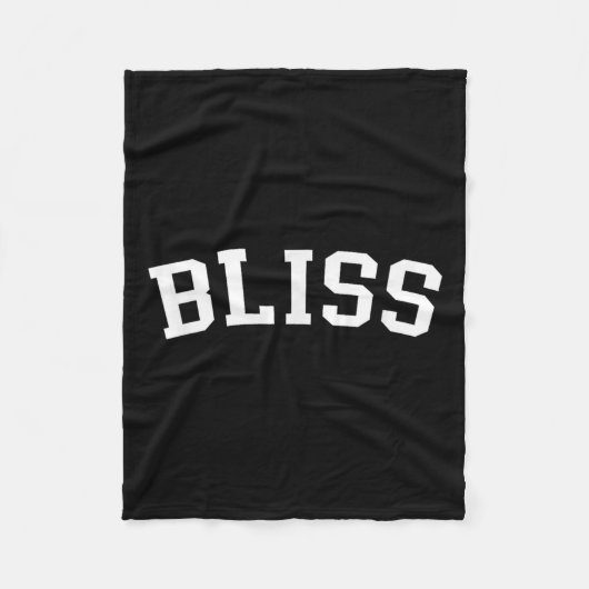 Bliss  フリースブランケット (正面)