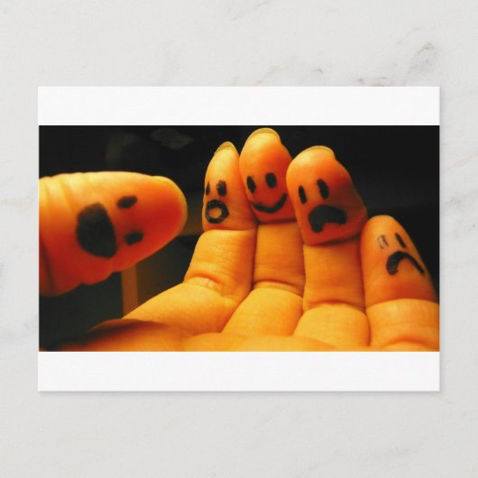 Bliss:畏敬:喜び:恐怖:悲しみ ポストカード (正面)