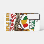 Blissboy Funny Juneteenth T-Shirt Novelty , junete Samsung Galaxyケース (裏面横)