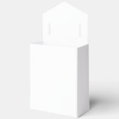 Blissful Blue Blooms Wedding Favor Boxes フェイバーボックス (見開き)