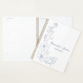 Blissful Blue Blooms Wedding Planner プランナー手帳 (ディスプレー)