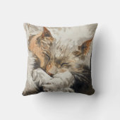 Blissful Cat Nap クッション (裏面)