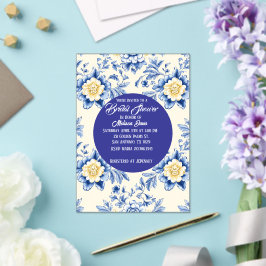 Blissful Chinoiserie Bridal Shower Invitation アクリル招待状