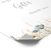 Blissful Colorful Boho Wildflower Cards and Gifts  ポスター (角)