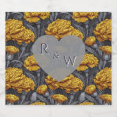 Blissful Custom Carnation Fantasy Outdoor Wedding ビールラベル (シングルラベル)