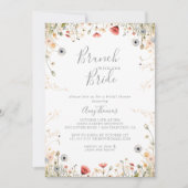 Blissful Wildflower Brunch with the Bride Shower 招待状 (正面)