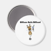 blitzenが赤くなる マグネット (正面/裏面)