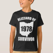 Blizzard Of 1978 Survivor Funny Ohio Winter Snowst Tシャツ (正面)