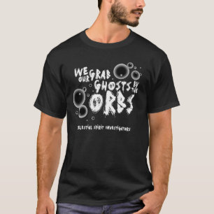 Blk私達は球体によって私達の幽霊をつかみます Tシャツ