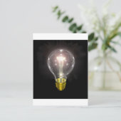 blk 3インチフレアの電球 ポストカード (スタンド正面)