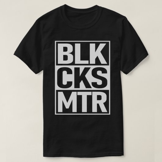 BLK CKS MTR Tシャツ (デザイン正面)