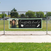 BLK & GREEN 2026 | Graduation Banner with Photo 横断幕 (インサイチュ)