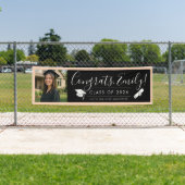 BLK & ORANGE 2026 | Graduation Banner with Photo 横断幕 (インサイチュ)