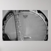 Blk & Wht Banjoポスター ポスター (正面)