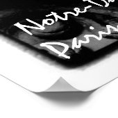 blk wht gargoyleポスターNotre-Dameパリ，フランス ポスター (角)