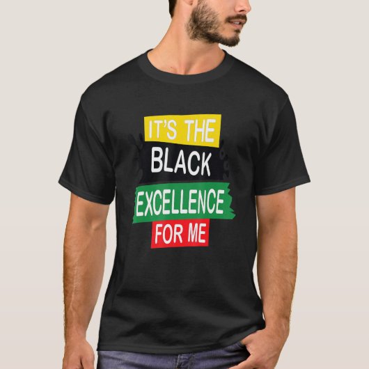 Blmそれは私の黒い歴史のための黒い卓越性である Tシャツ (正面)
