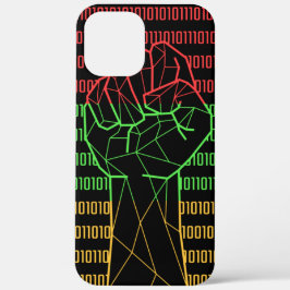 BLMのオタクのためのブラックパワーフィスト iPhone 12 PRO MAX ケース