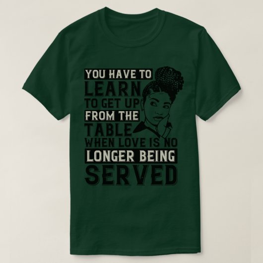 BLM愛が提供されない時に起きなさい Tシャツ (デザイン正面)