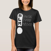 BLM感嘆符Black lives Matter Support Tシャツ (正面)