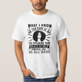 BLM – あなたの話真実は強力である Tシャツ