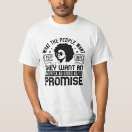 BLM – アメリカは約束を守る Tシャツ