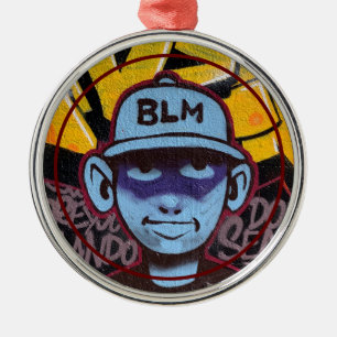 BLM/ブラック·ライブズ·マター メタルオーナメント