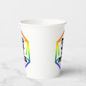 BLM ブラック・ライブズ・マター LGBTQ+ 紙コップ (左)