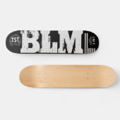 BLM ブラック・ライヴズ・マター スケートボード 7¾" デッキ (横)