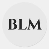 BLM ラウンドシール (正面)