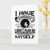 BLM – 基準を決して下げないこと カード (黄色い花)