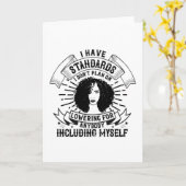 BLM – 基準を決して下げないこと カード (黄色い花)