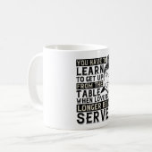 BLM – 愛が提供されない時に起きなさい コーヒーマグカップ (正面左)
