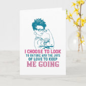 BLM – 愛と自然保行く カード (黄色い花)