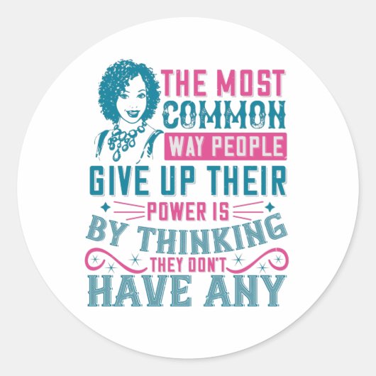 BLM – 電源をオンに与えしない ラウンドシール (正面)