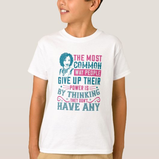 BLM – 電源をオンに与えしない Tシャツ (正面)