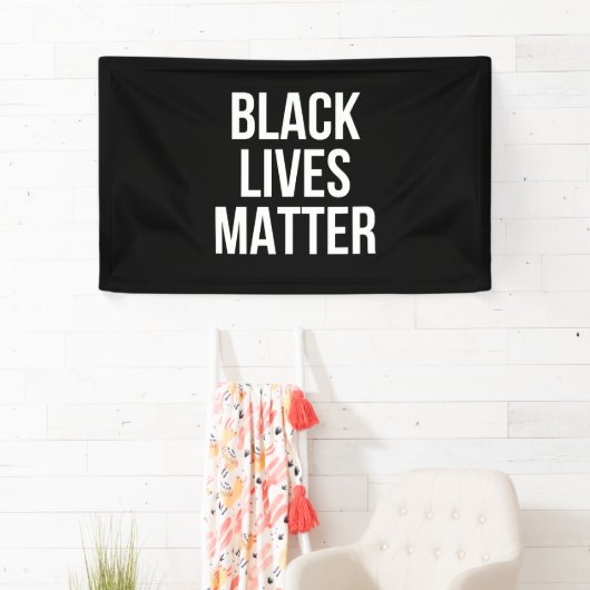 BLM Black Lives Mater BANNER 横断幕 (インサイチュ)