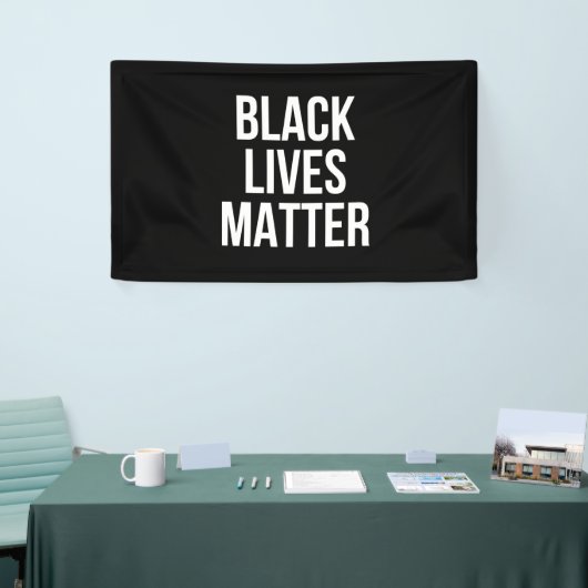 BLM Black Lives Mater BANNER 横断幕 (トレードショー)