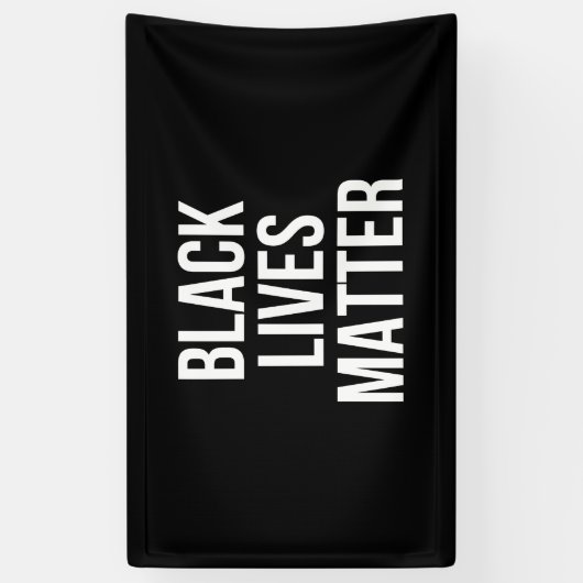 BLM Black Lives Mater BANNER 横断幕 (縦)