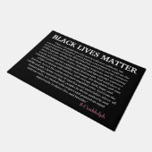 BLM Black Lives Matter doormat ドアマット (アングル)