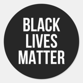 BLM Black Lives Matter Stickers ラウンドシール