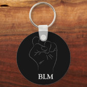 BLM Fist Black Lives Matter Repetivence キーホルダー (正面)