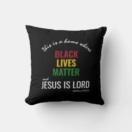 BLM JESUSは黒人歴史月間 クッション