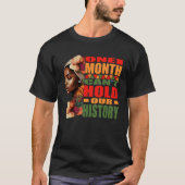 BLM One Month Can't Hold Our History Tシャツ (正面)