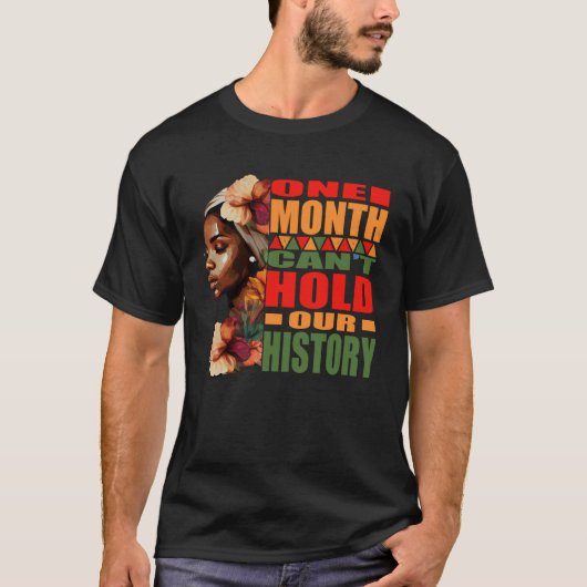 BLM One Month Can't Hold Our History Tシャツ (正面)