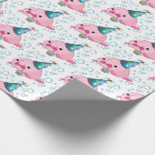 Blobfishのお祝いの誕生日 ラッピングペーパー (角)