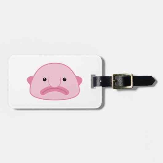 Blobfishの荷物のラベル ラゲッジタグ (正面横)