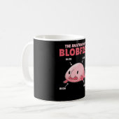 Blobfishの説明文の解剖学 コーヒーマグカップ (正面左)
