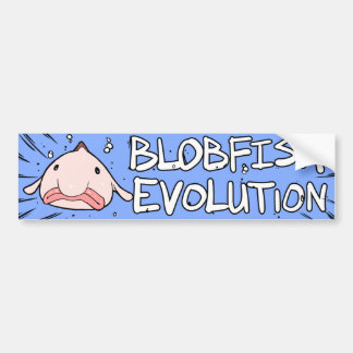 Blobfishの進化 バンパーステッカー